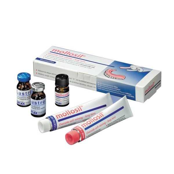 Detax Mollosil Dental Denture Relining Material Soft Reliner